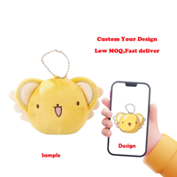 Nouveau design de haute qualité bon marché forme animale mignon mini jouet en peluche personnalisé porte-clés