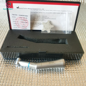 Pièce à main dentaire LED Contra Angle Type E 1:1 avec irrigation interne, en métal, à fibre optique, alimentée par turbine - Product Image 2