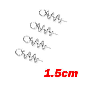 Connecteur à ressort pour leurre souple, mousqueton pivotant anti-accrochage au fond, accessoires <span class=keywords><strong>de</strong></span> pêche en <span class=keywords><strong>mer</strong></span> en <span class=keywords><strong>acier</strong></span> inoxydable - Product Image 6