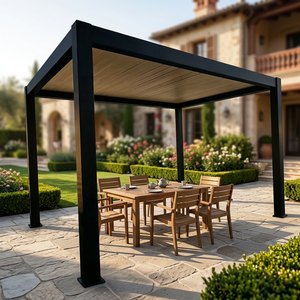 RKOVE Louvered <b>Pergola</b> Motorized <b>Pergola</b> Aluminium Outdoor For Villa Terrace Custom Size - Product Image 5