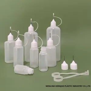 Botellas Dispensadoras con Cubierta de <span class=keywords><strong>Aguja</strong></span> de PE <span class=keywords><strong>para</strong></span> Uso Cosmético (Llenado de Pigmentos <span class=keywords><strong>para</strong></span> Tatuajes y Aceites) - Modelos en Stock de Fábrica de Zhejiang - Product Image 3