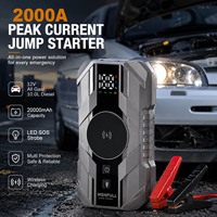 Chargeur mobile JSM-20000 12V Power Bank Magsafe 20 000 mAh avec lumière LED pour démarrage de camion et moto