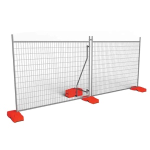 Tùy Chỉnh Sơn tĩnh điện Mạ Kẽm Xây Dựng Trang Web Di Động Tạm Thời Hàng Rào Bảng Điều Chỉnh Net Lưới Cam An Toàn Hàng Rào Cho Úc - Product Image 2