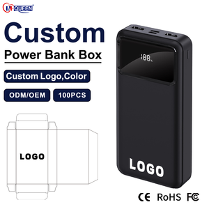 Batería Externa 3 en 1 con Pantalla Digital y Logotipo Personalizado, 10000mah 20000mah, Carga Rápida, para Teléfono - Product Image 1