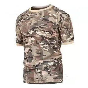 Wholesale Summer Mens Breathable Shorts Sleeves Quick Dry Tactical Outdoor Shirt Tactical Shirt