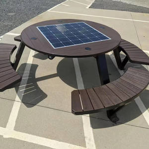 <span class=keywords><strong>Solar</strong></span>-Tischlampen <span class=keywords><strong>Solar</strong></span>-Tischlampe für Draußen Intelligenter <span class=keywords><strong>Solar</strong></span>-Picknicktisch zum Aufladen von Handys - Product Image 1