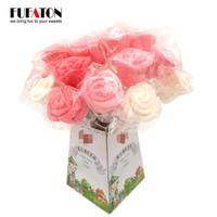 Mallowpop Baru Berbentuk Mawar Bunga Marshmallow Lollipop