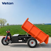 Chariot de manutention électrique à trois roues télécommandé pour les chantiers de construction, équipement de transport industriel