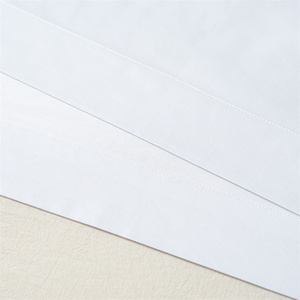 Juego de Ropa de <span class=keywords><strong>Cama</strong></span> de Colección Hotelera, Sábanas de Algodón Blanco para <span class=keywords><strong>Cama</strong></span> Queen y King, Juego de Sábanas Planas y Ajustables de Algodón - Product Image 6
