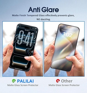 ฟิล์มกระจกนิรภัย Gamer Smooth AG Matte ป้องกันรอยนิ้วมือ ป้องกันแสงสะท้อน สำหรับ <span class=keywords><strong>iPhone</strong></span> 17 16 15 14 13 12 <span class=keywords><strong>11</strong></span> Pro Max - Product Image 2