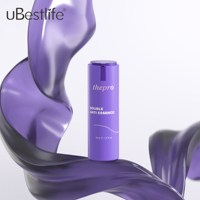 Flacon pompe sans air en PP rechargeable à double couche TJA, 15 ml, 30 ml, 50 ml, emballage cosmétique haut de gamme, flacon pour crème pour le visage, fond de teint