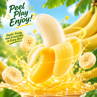 SWOOT Zachte Afpelbare Bananenschil Gummy Candy met Echt Fruitsap Zoete Fruitachtige Smaak