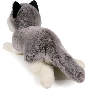 Peluche di Cane Husky Siberiano, Giocattolo Morbido in Finta Pelliccia, Ecologico, Personalizzabile, Solo Husky Siberiano - Product Image 2