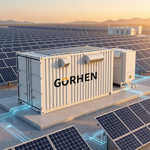 Station d'énergie solaire à batterie au lithium 5 kWh 1 MWh, conteneur de 20 pieds, système de stockage d'énergie commercial utilisé pour les usines - Product Image 4