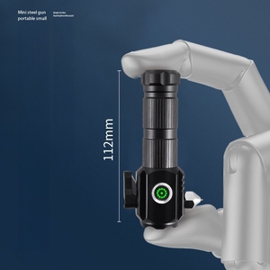 Starynite Hot Bán 1300 Lumens Mini USB-C Sạc Nhôm Hợp Kim Đèn Pin 3 * Xhp35 LED Nam Châm Clip 18350 Không Thấm Nước Tính Năng - Product Image 3