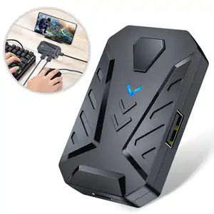 Adaptador conversor para jogos pubg, mouse e teclado conversor de celular