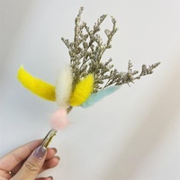 Mini Bouquet de Fleurs Séchées Naturelles, Boîte Cadeau Décorative, Souvenir de Mariage, Accessoire, Petite Fleur Préservée, Corsage Chine