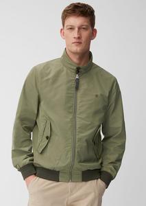 Chaqueta cortavientos con cremallera completa para hombre con estilo con mangas largas impermeable y transpirable relleno de algodón para la temporada de otoño - Product Image 2