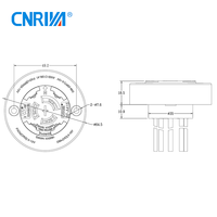 CNRIYA Éclairage extérieur automatique personnalisable Jour/Nuit avec capteur photoélectrique et sortie relais pour un contrôle optimal de la lumière UL773