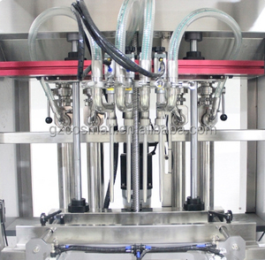 Otomatik 6 kafaları çakmak sıvı yanıcı kimyasal sıvı su patlamaya dayanıklı yerçekimi dolum makinesi - Product Image 5