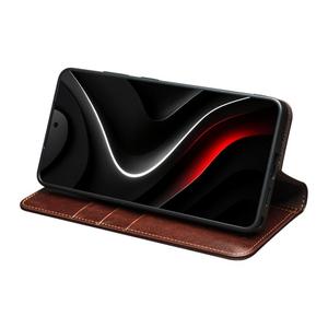 Funda de Cuero para Teléfono <span class=keywords><strong>Samsung</strong></span> <span class=keywords><strong>Galaxy</strong></span> S26 Ultra 5G, Funda Protectora de Cuero Genuino para Smartphone - Product Image 4