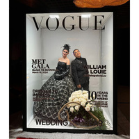 Vente en gros Photomaton de mariage couverture de magazines Photomaton Vogue personnalisé avec portes