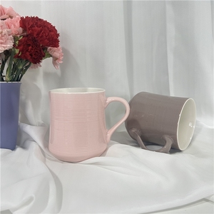 Taza de Cerámica Personalizada con Logotipo, Diseño Coreano, Color Puro, Clásica, Apta para Lavavajillas, para Oficina, Regalos, Tazas de Café - Product Image 2