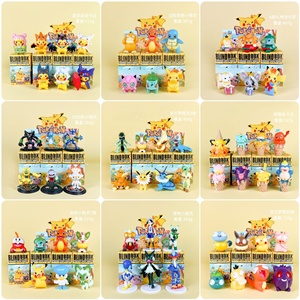 Alla moda scatola cieca cartone animato <span class=keywords><strong>Anime</strong></span> Poke Mon Pika Charmander Eevee PVC decorazione decorazione collezione mistero scatole giocattolo per bambini - Product Image 2