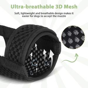 Muselière pour chien en maille respirante, anti-morsure, anti-aboiement, anti-léchage, articles pour animaux de compagnie, vente chaude transfrontalière - Product Image 2