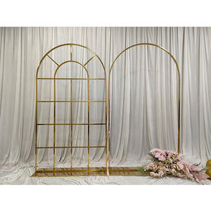 FURUN nouveauté décorations de mariage modernes en acier inoxydable fond moderne en acier inoxydable pour mariage moderne - Product Image 6