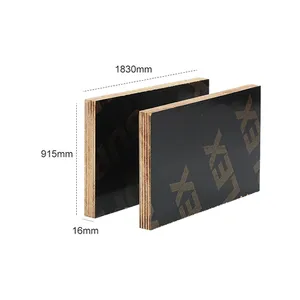 Coffrage de construction moderne et écologique en contreplaqué filmé multicouche Biz Standard 12mm 18mm - Product Image 2