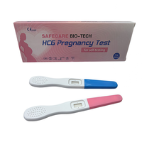Bandelette de Test de Grossesse HCG Populaire, Équipement Échographique Manuel pour Analyse Pathologique, Marque Privée Personnalisable