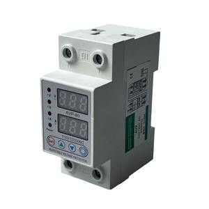 Protecteur de tension à réinitialisation automatique AVP-80A 80A CA monophasé, dispositif de protection réglable contre les surtensions et les sous-tensions - Product Image 3