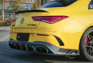 W118 Carbon Fiber a Style Rear Bumper Diffuser for Mercedes Benz <strong>CLA</strong> C118 CLA45 CLA35 <strong>Bodykit</strong> - Product Image 3