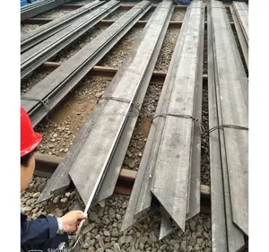 दीन 536 स्टील रेल A55 A65 A75 A100 A120 ट्रैक रेल रेलवे उपकरण