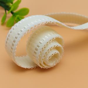 Banda Elástica de Costura de Nailon y Poliéster de Alta Elasticidad, 19 mm de Ancho, Color Blanco y Negro, de Alta Calidad, para Ropa Interior - Product Image 3