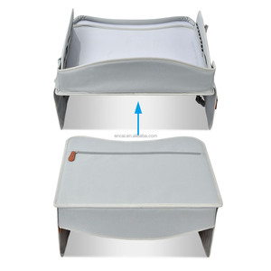 Bandeja de viaje para asiento de coche para niños, accesorios de bandeja para asiento de coche, mesa de actividades para niños pequeños, escritorio de vuelta con organizador de viaje de carretera, elementos esenciales - Product Image 6