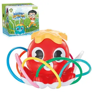 Verão kids toys water play polvo spray de água high with wiggle splashing cool outdoors quintal pool shower toys for kid gift
