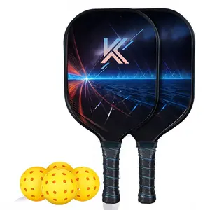 USAPA Set Pickleball serat kaca disetujui raket Pickleball tas jinjing ringan Set Paddle Pickleball untuk pemula