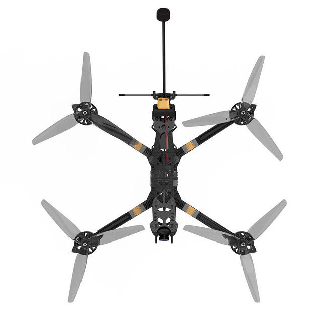 UFlight 7in FPV Racing Drone Kit 480P SD 40 Channel Remote Control Carbon Fiber VRX FPV Image Transmission VTX 2200mAh 20-30min