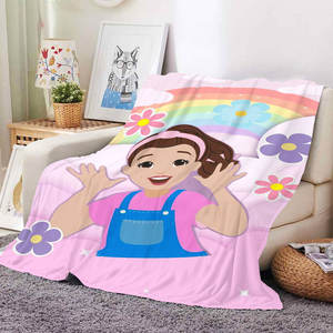 Manta de Franela con Diseño de Dibujos Animados, Modelo Rachels, para Cama, Sofá, Hogar, Auto, Picnic, Viajes y Siestas - Product Image 3