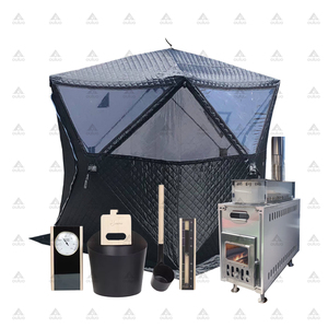 カスタマイズ可能なポータブルサウナセット - オプションのサウナ温度計、ポータブルサウナテント、サウナテントストーブ卸売可能 - Product Image 1