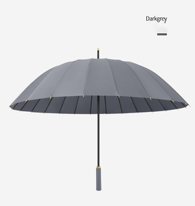 Paraguas largo para hombre, sombrilla resistente a la lluvia, al sol y al viento, accesorio Manual de estilo de negocios, gran oferta, 24 varillas - Product Image 4