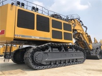 Excavadora de orugas XE7000E, maquinaria de movimiento de tierras, capacidad de cazo de 5.1-6.21m, 70 toneladas, motor, caja de cambios, bomba, acoplador rápido, alta eficiencia.
