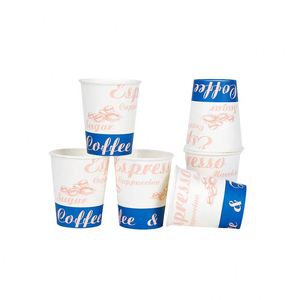 Gobelet en papier de 8 oz personnalisé avec logo, à paroi simple, jetable, taille personnalisée, gobelet en papier de 8 oz pour café chaud/froid, jus, thé - Product Image 3