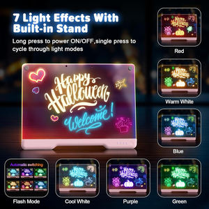 Tablero de Luz <span class=keywords><strong>LED</strong></span> para Dibujar, Caja de Copia Profesional, Tablero de Trazado, Tablero de Mensajes <span class=keywords><strong>LED</strong></span> Moderno para Niños - Product Image 4