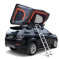 Carpa de Techo Triangular Rígida de Aluminio para Auto/SUV, 2/4 Personas, 4x4, para Campismo Todoterreno