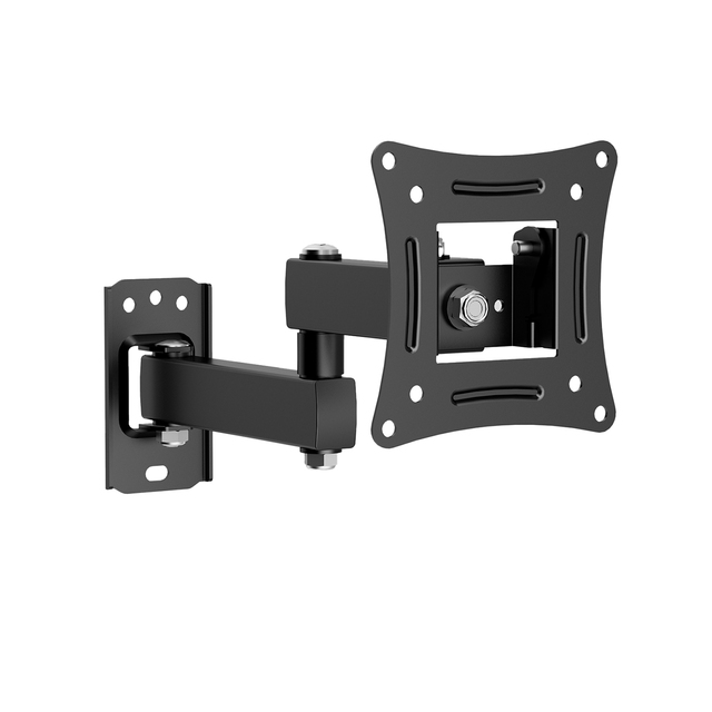 Foldable Swivel Tilt TV Bracket 15''-32'' Screen Max VESA 100x100mm Wall Mount TV Holder