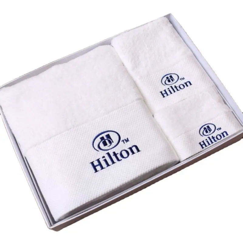 Hilton towels hotel high quality luxury soft adult towels