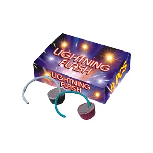 152A/C Lightning Flash mini consument taart vuurwerk gekleurde rotjes indoor